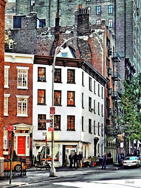 Manhattan NY - Waverly Place Greenwich Village Photograph by Susan Savad