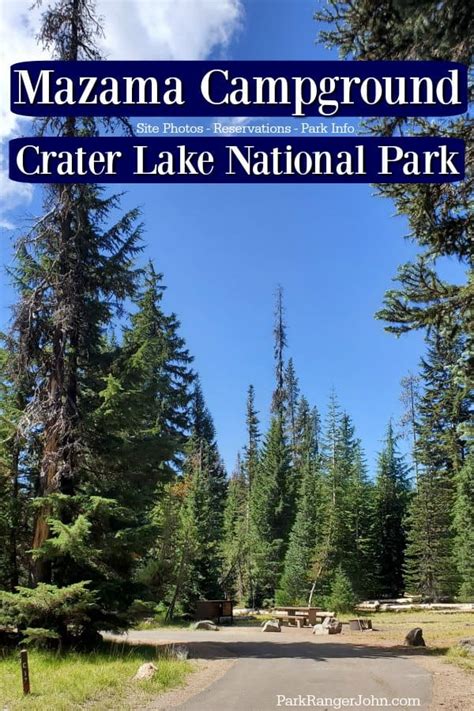 Mazama Campground - Crater Lake National Park | Park Ranger John