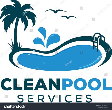 Creative Clean Water Pool Logo Stock Vector (Royalty Free) 1931658023 ...