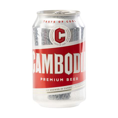 Cambodia Beer (Can 33cl) - Silver Quality Award 2020 from Monde Selection