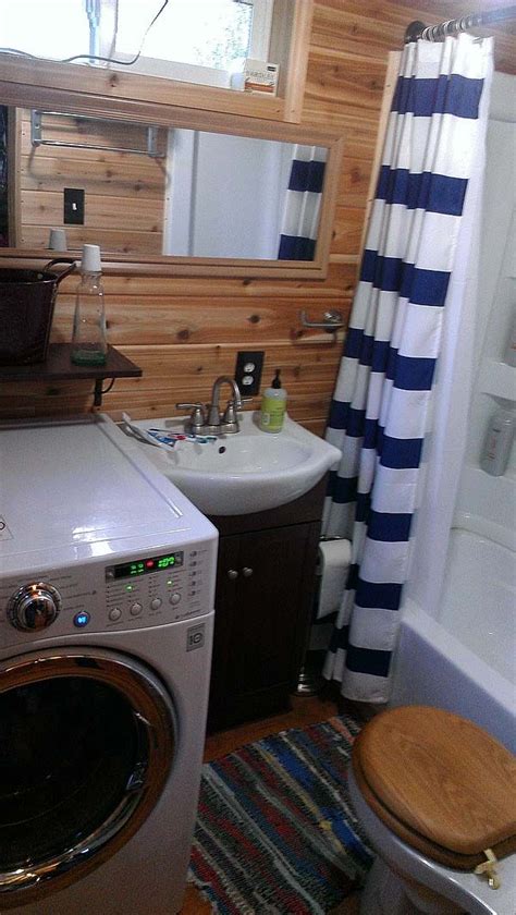 Most washer/dryers I've seen are in the kitchen, but I like this idea ...