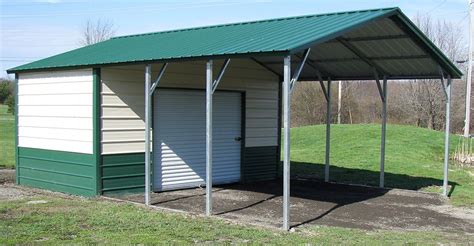 Carport-Shed Combo With Metal Utility Shed In Back, 51% OFF