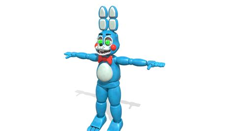 Fnaf AR Toy Bonnie - Download Free 3D model by Jayie [e1c6e4a] - Sketchfab