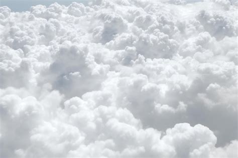 Premium AI Image | Soft fluffy white clouds background intricate detail