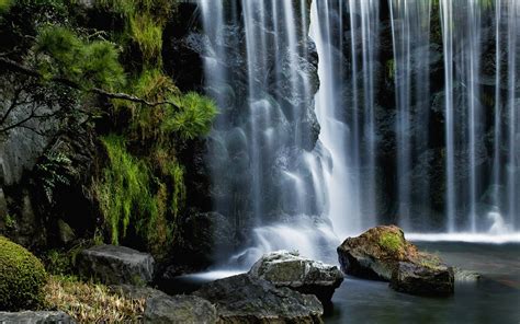 Tropical Waterfall Desktop Wallpaper - WallpaperSafari