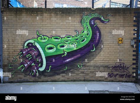 Street art in East End, London Stock Photo - Alamy