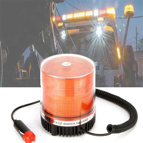 Car Magnetic Mounted Vehicle 12 24V LED Police Warning light Strobe ...