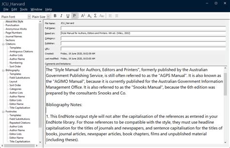 Referencing styles - EndNote - Library Guides at James Cook University