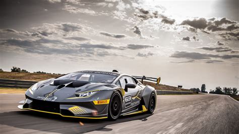 1920x1080 Resolution Lamborghini Huracan Super Trofeo EVO 2018 Front ...