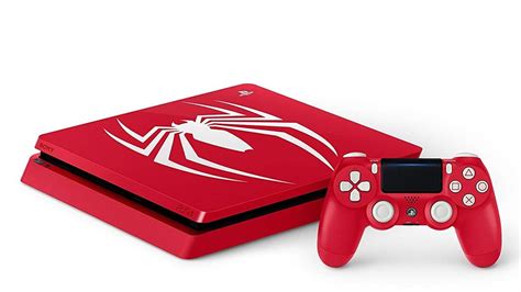 Playstation 4 Slim Console 1TB Red Spiderman Limited Edition