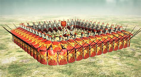 Ancient Roman infantry tactics - 3D scene - Mozaik Digital Education ...