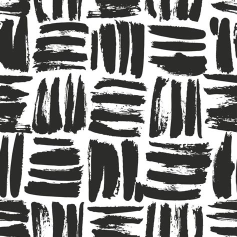 Black brushstroke square wallpaper - Peel and Stick or Non-Pasted