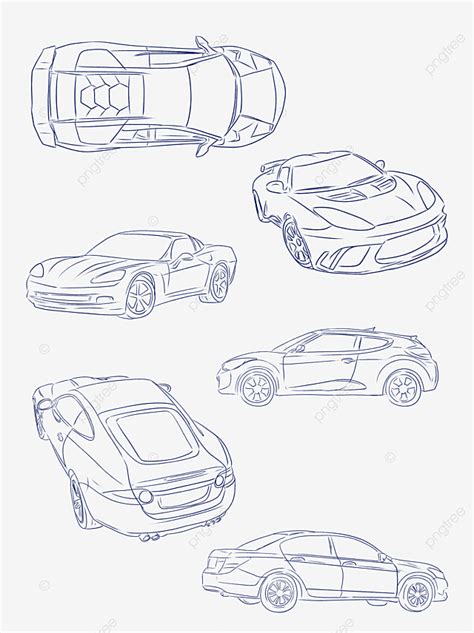 Car Profiles Silhouette PNG Transparent, Car Silhouette Vector Material ...