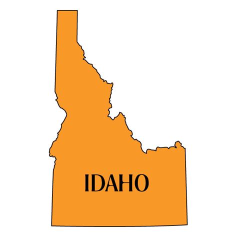 Outline Of Idaho | Free download on ClipArtMag