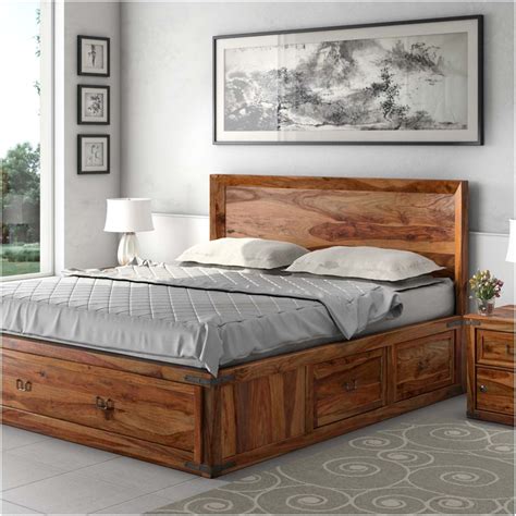 Claremont Classic Shaker Solid Wood Platform Storage Bed Frame | Bed ...