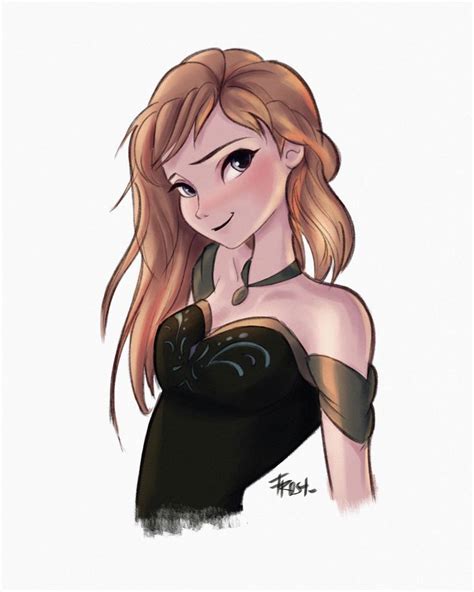 Anna Hairdown by frostharmonic on DeviantArt | Anna disney, Disney ...