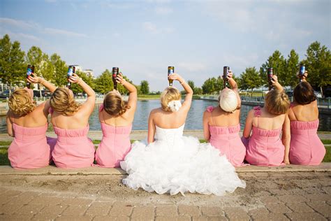 I want to do this at my wedding with the bridesmaids -- but champagne ...