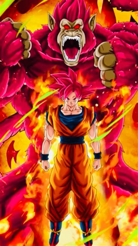 Son goku super saiyan god full power oozaru – Artofit