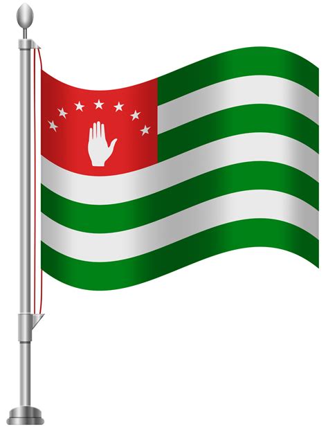 Abkhazia Flag PNG Clip Art