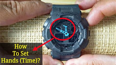 Casio G-Shock | How To Set The Hands? (Analog Time) | Module 5081 5146 ...