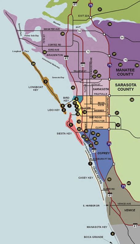 Area Neighborhoods - Casey Key Real Estate