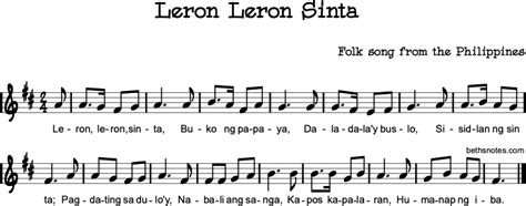 Leron Leron Sinta - Beth's Notes | How to express feelings, Songs ...