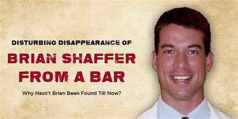 The DISTURBING Disappearance of Brian Shaffer - Morbid Kuriosity