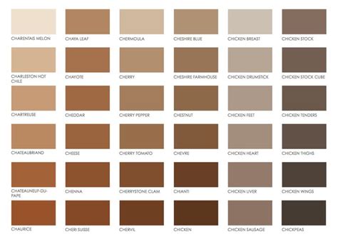 Brown pantone color chart. | Brown color palette, Pantone color chart ...