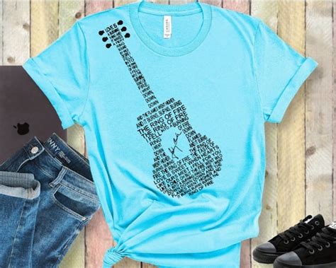 Guitar Shape Johnny Cash Svg File Guitar Svg Cricut Design - Etsy