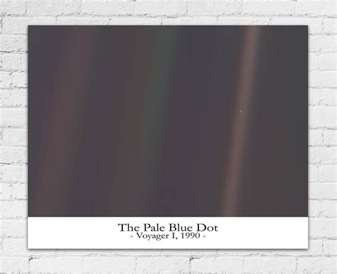 Pale Blue Dot Poster Pale Blue Dot Print Astronomy Poster Science ...