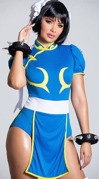 Street Fighter Chun Li Costume, Womens Street Fighter Costume, Chun Li ...