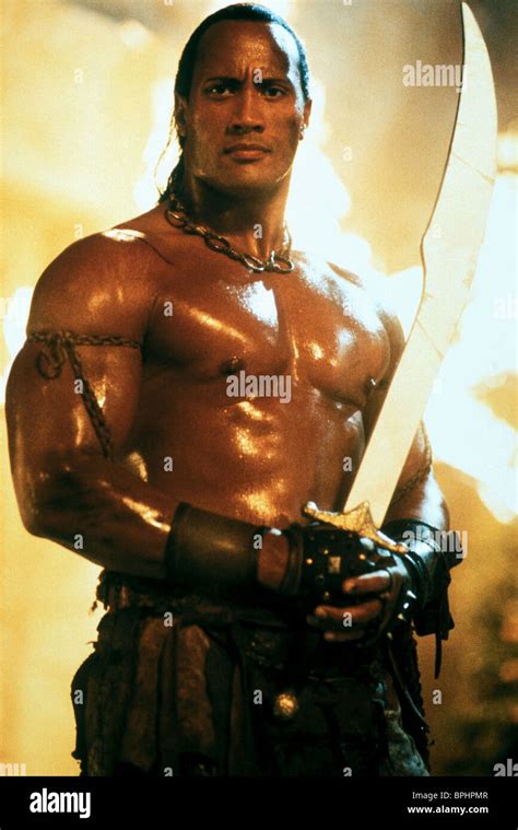 DWAYNE JOHNSON THE SCORPION KING (2002 Stock Photo, Royalty Free Image ...