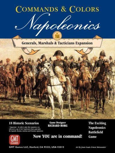 GMT Games Commands & Colors Napoleonics Expansion 5 Generals Marshals ...