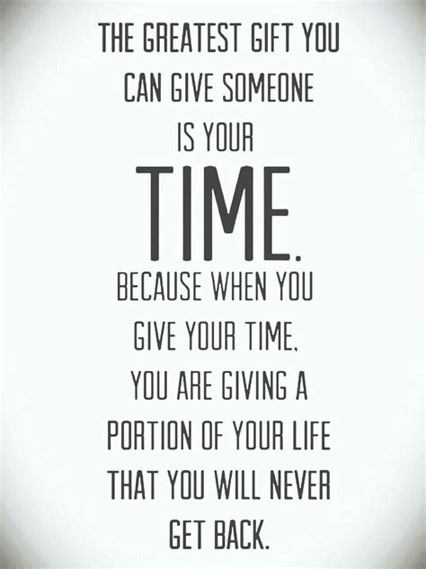 Monday Motivation : The Gift of Time