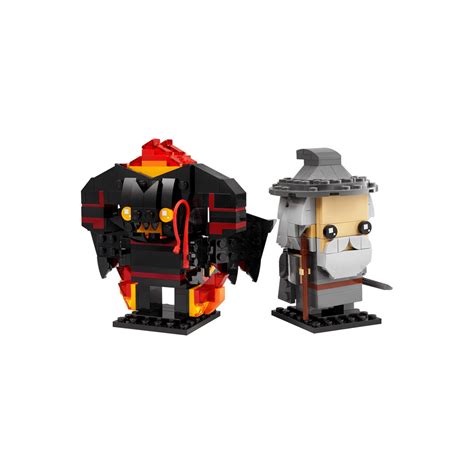 LEGO Brick Headz Lord of the Rings Gandalf the Grey & Balrog Set ...