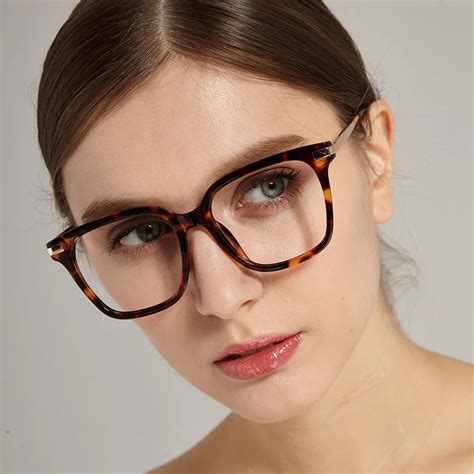 Ultra light square fashion photochromic women reading glasses high ...