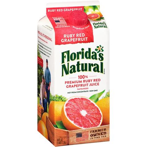 Florida's Natural 100% Pure Original Ruby Red Grapefruit Juice | Hy-Vee ...