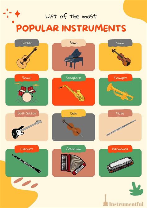 Names of Musical Instruments: List of 80+ Instruments - Instrumentful