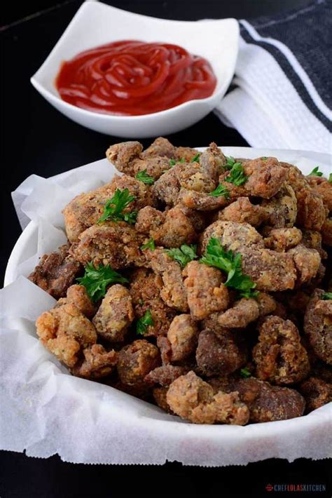 Tender Fried Chicken Gizzards recipe - Chef Lola's Kitchen