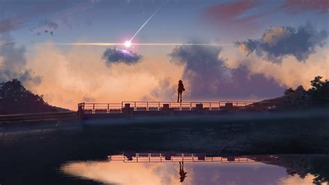 Anime Boy Standing On Bridge 4k Wallpaper,HD Anime Wallpapers,4k ...