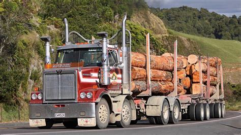 nz logging trucks - YouTube