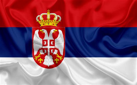 Download wallpapers serbian flag serbia silk flag europe flag of serbia ...