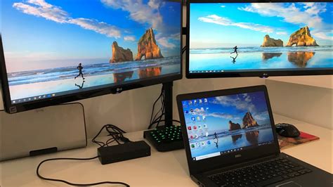 How To Setup 3 Monitors To A Laptop Or Pc Using Dell Dock D6000 358