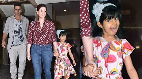 Akshay Kumar's Daughter Nitara Makes CUTE Faces Seeing Media Take Her ...