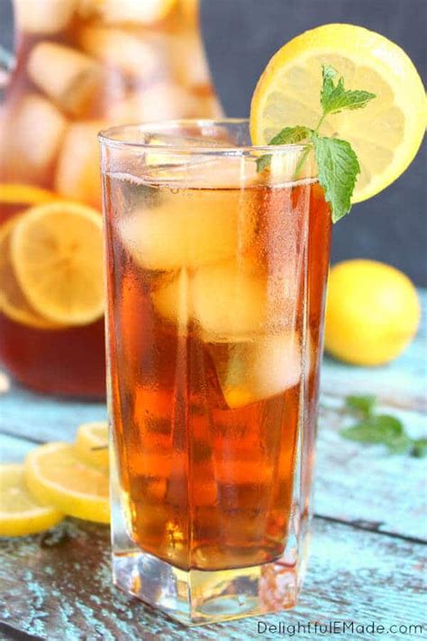 Lemon Ginger Sweet Tea {A Refreshing Easy Summer Drink Recipe}