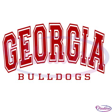 Georgia Bulldogs Football Svg, Georgia Bulldogs Logo Svg Digital File