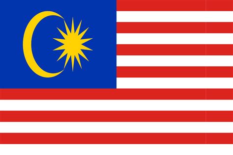 Malaysia Bendera Nasional - Gambar vektor gratis di Pixabay