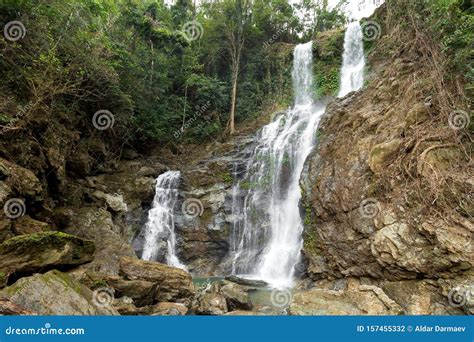 Tamaraw Falls, Puerto Galera, Mindoro Island, Philippines Stock Photo ...