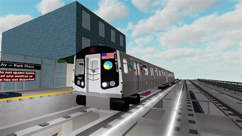 Subway Train Simulator (Roblox) || R160 (C) Gold Ave Local to Coney ...