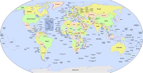 Clipart - World Political Map